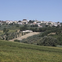 Mozzagrogna (Ch), veduta con campagna