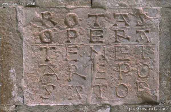 San Pietro ad Oratorium, il Quadrato Magico