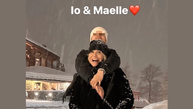 antonella clerici con maelle