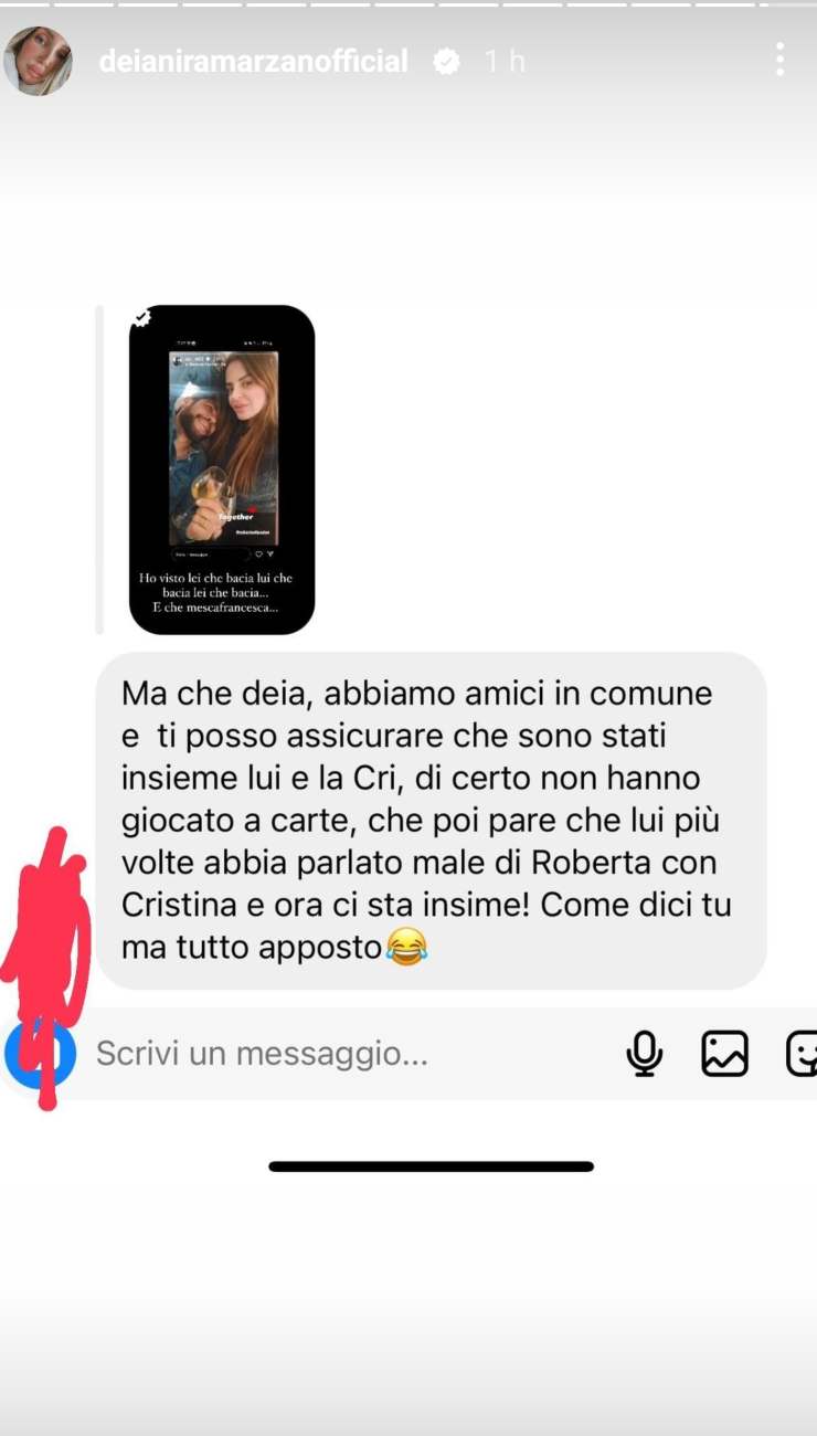 alessandro indiscrezione cristina