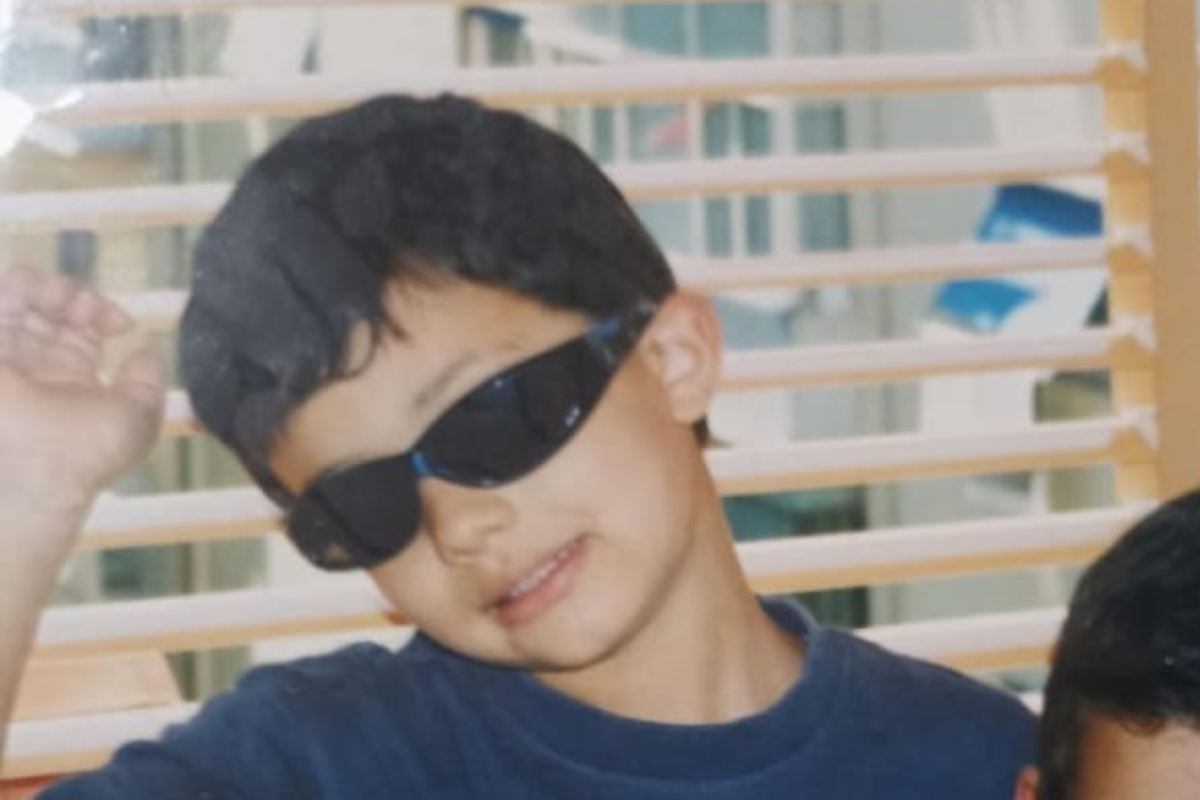 Massimiliano Caiazzo foto bambino