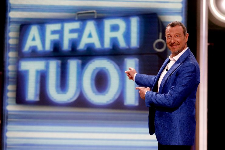 Tragedia negli studi di Affari Tuoi