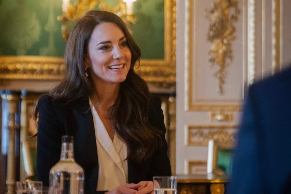 Kate Middleton trema