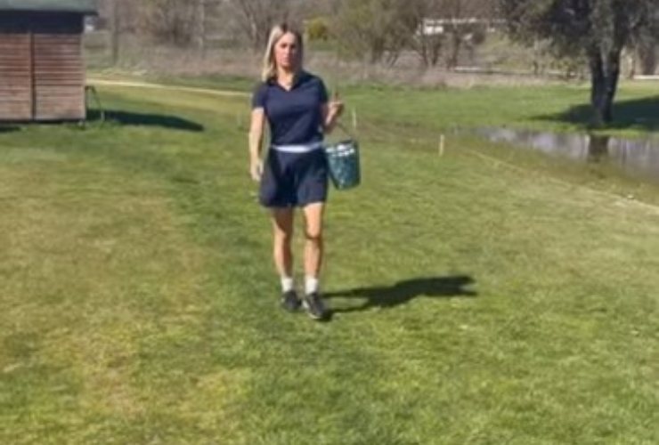 Katia Ascanio campo da golf