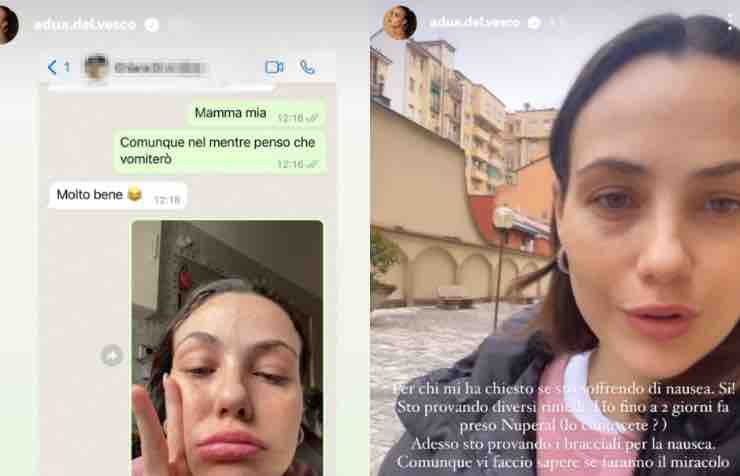 rosalinda cannavò nausea incinta 