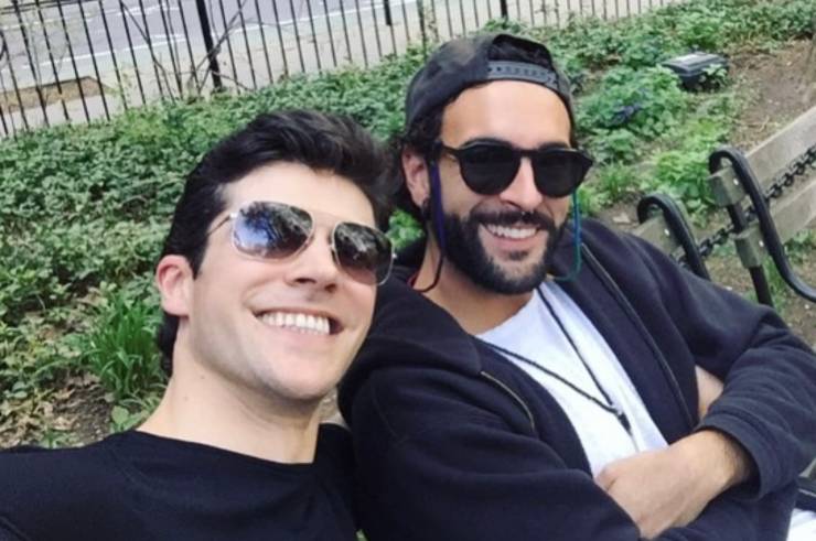 Il selfie di Marco Mengoni e Roberto Bolle 