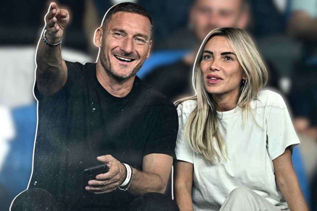 totti e noemi annuncio coppia