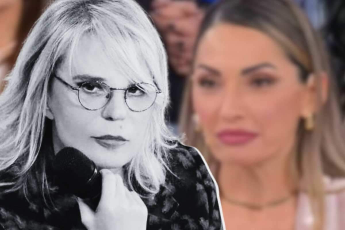 maria de filippi itrono da platano