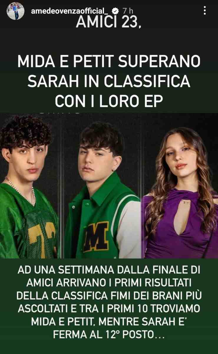 amici sarah dopo vittoria