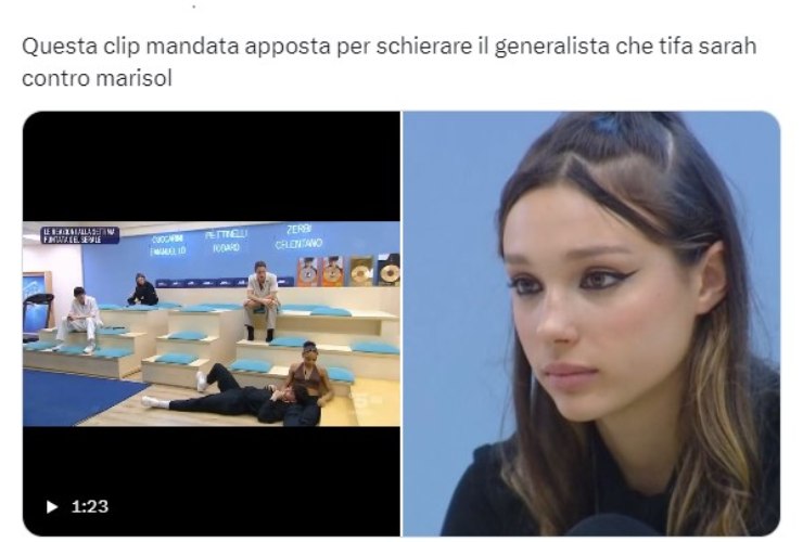 Amici Sarah Marisol pubblico inferocito