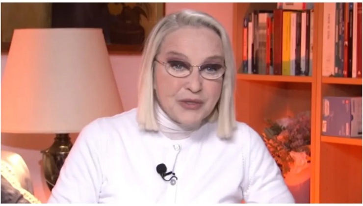 ELEONORA GIORGI dopo l'intervento