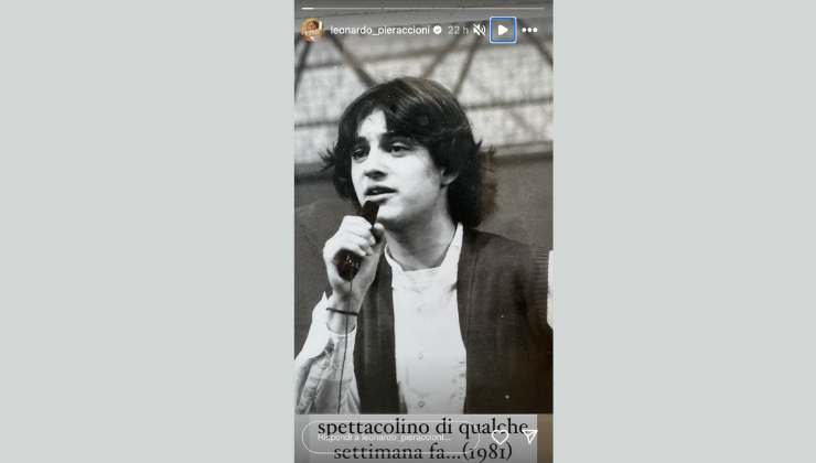 Leonardo Pieraccioni foto giovane