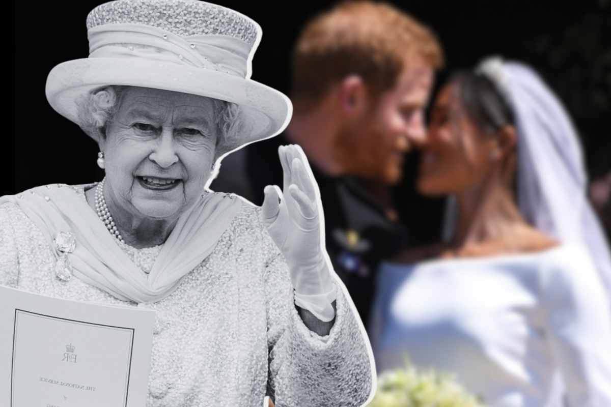meghan abito sposa c'entra regina elisabetta
