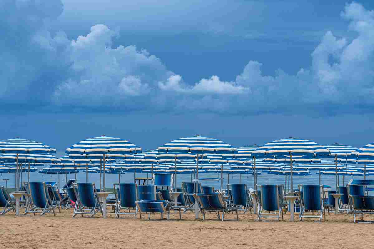 Spiaggia di Giulianova in provincia di Teramo