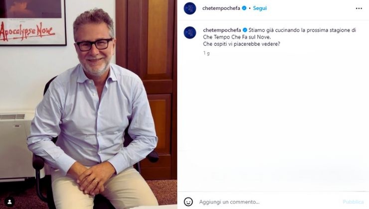 Fabio Fazio notizia Che Tempo Che Fa
