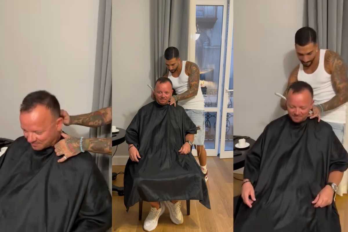 Gigi D'Alessio cambio look