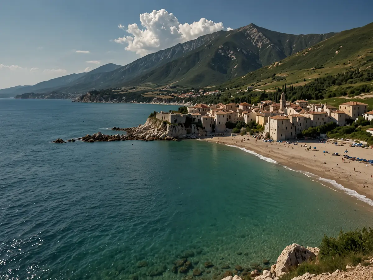 40 minuti e dal mare vai in montagna. Ovviamente non è la Liguria
